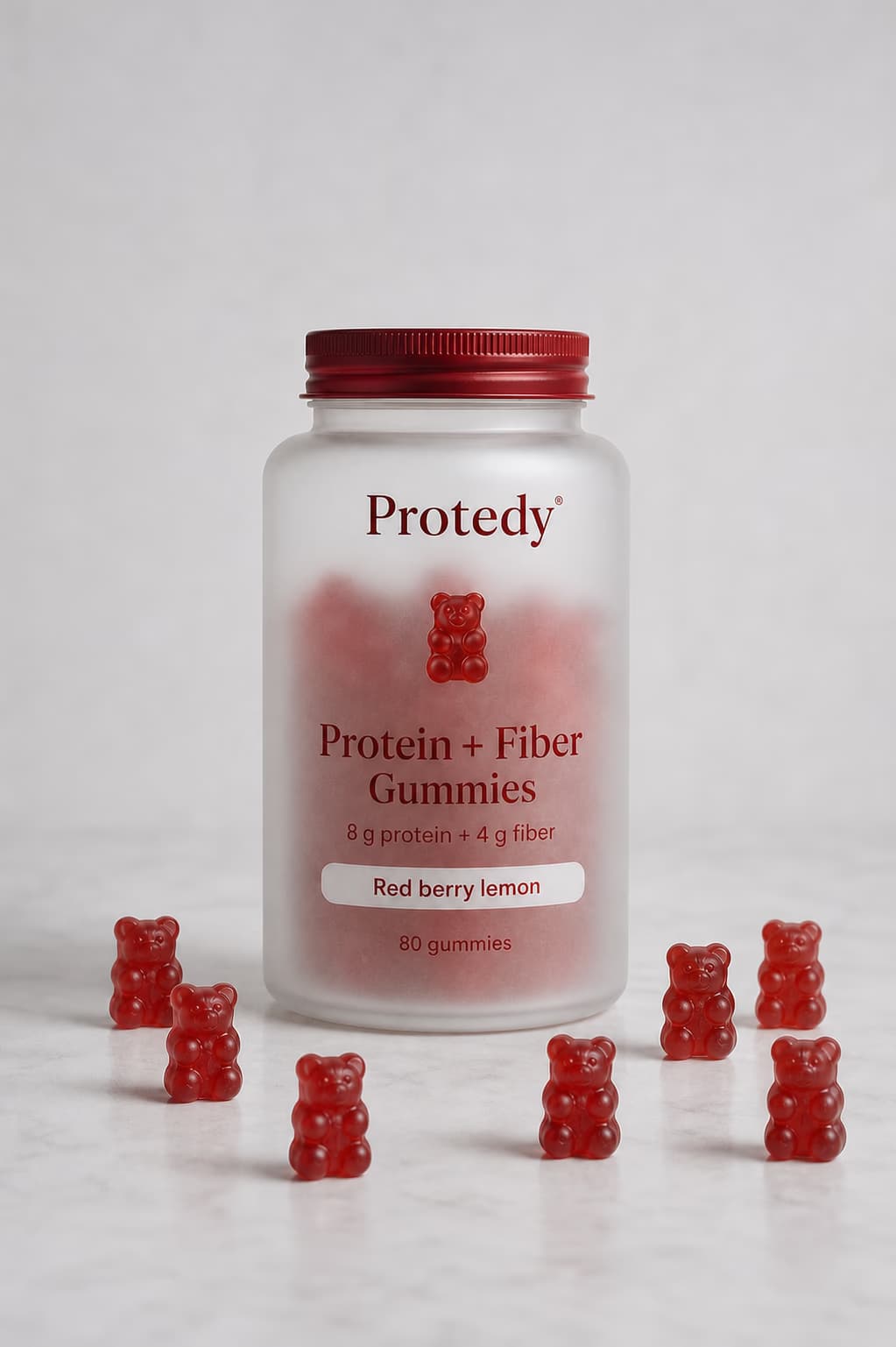 PROTEDY Protein and Fiber Gummies bottle